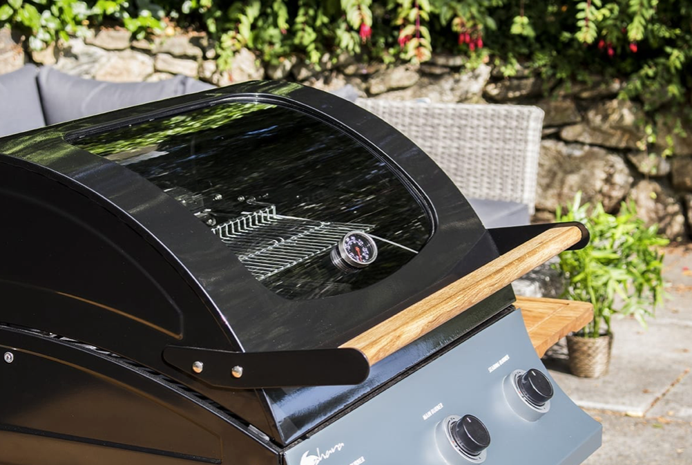 Sahara 3 Burner Oak Gas BBQ