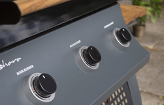 Sahara 3 Burner Oak Gas BBQ