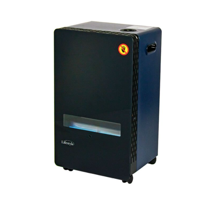 Lifestyle Azure blue flame gas cabinet heater
